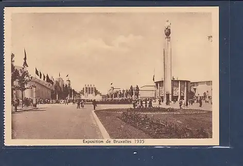 [Ansichtskarte] AK Exposition de Bruxelles 1935 Algemeen zicht. 