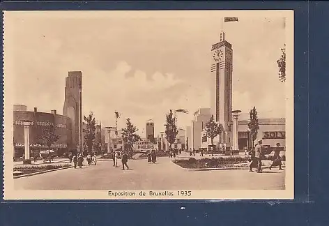 [Ansichtskarte] AK Exposition de Bruxelles 1935 Algemeen zicht. 