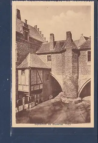 [Ansichtskarte] AK Exposition de Bruxelles 1935 Een mooi hoekje van Oud Brussel. 