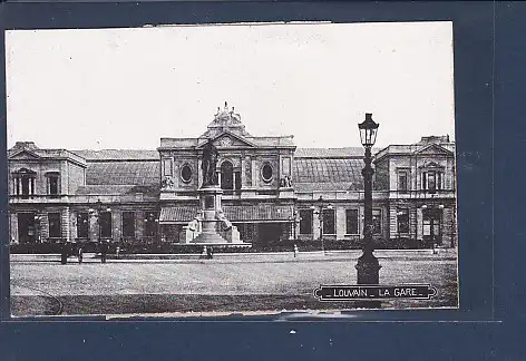 [Ansichtskarte] AK Louvain La Gare 1920. 