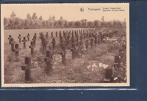 [Ansichtskarte] AK Poelcapelle Deutscher Kriegerfriedhof 1920. 