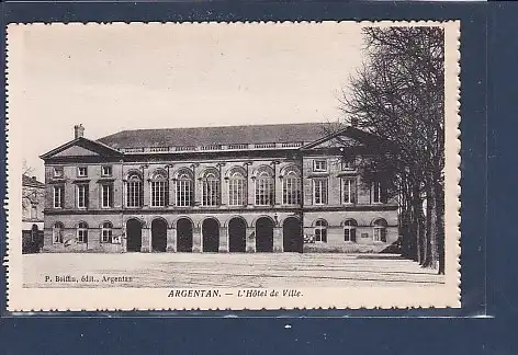[Ansichtskarte] AK Argentan - L Hotel de Ville 1930. 