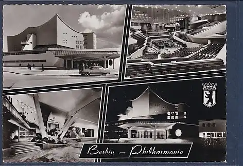 [Ansichtskarte] AK Berlin - Philharmonie 4.Ansichten 1959. 