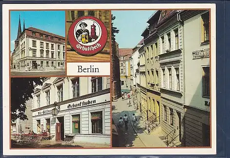 [Ansichtskarte] AK Berlin 3.Ansichten Gaststätte Zur Rippe - Alt Cöllner Schankstuben 1988. 