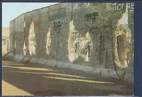 [Ansichtskarte] AK Berlin Fragmente der Berliner Mauer 1990. 