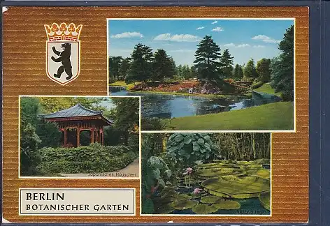[Ansichtskarte] AK Berlin Botanischer Garten 3.Ansichten 1970. 