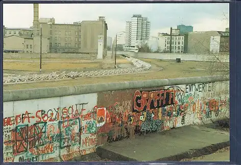 [Ansichtskarte] AK Berlin Mauer 1990. 