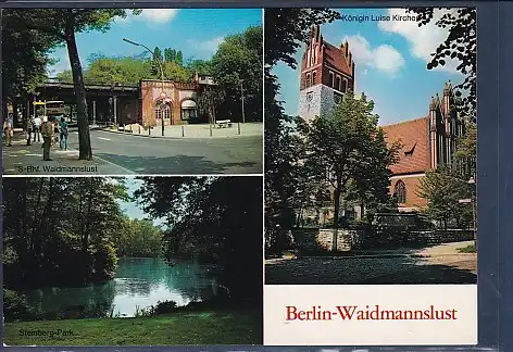 [Ansichtskarte] AK Berlin Waidmannslust 3.Ansichten S Bahnhof Waidmannslust 1980. 