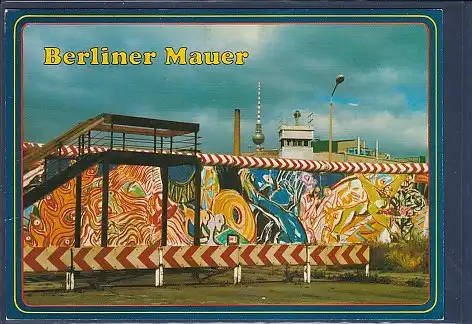 [Ansichtskarte] AK Berlin Berliner Mauer 1990. 