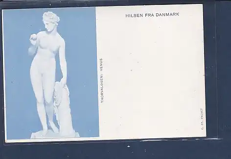 [Ansichtskarte] AK Hilsen Fra Danmark Thorvaldsen: Venus 1920. 