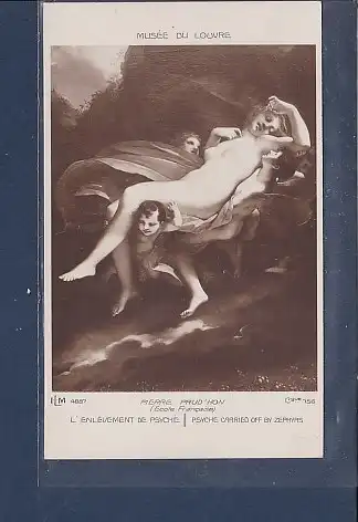[Ansichtskarte] AK Musee Du Louvre Pierre Prud Hon L Enlevement 1920. 