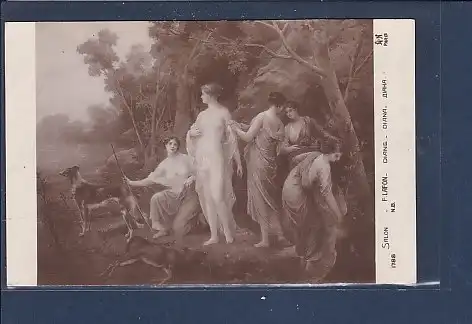 [Ansichtskarte] AK Salon F. Lafon Diana 1920. 