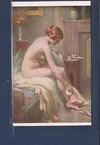 [Ansichtskarte] AK D. Enjolras After the tub 1920. 