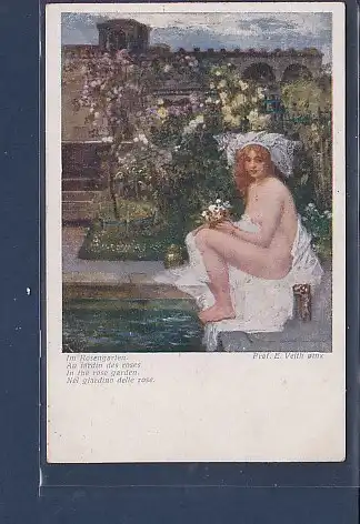 [Ansichtskarte] AK Im Rosengarten Prof. E. Veith 1920. 