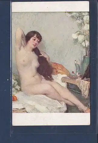 [Ansichtskarte] AK H.-E. Callot Bei der Toilette 1920. 