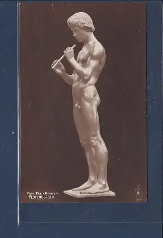 [Ansichtskarte] AK Prof. Felix Pfeifer: Flötenbläser 1934. 