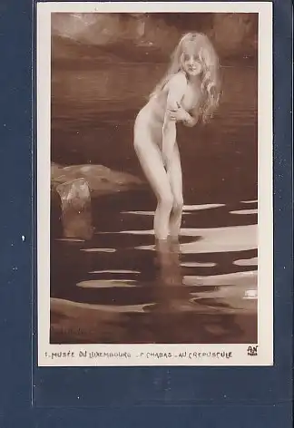 [Ansichtskarte] AK Musee Du Luxembourg P Chabas - Au Crepusrule 1920. 