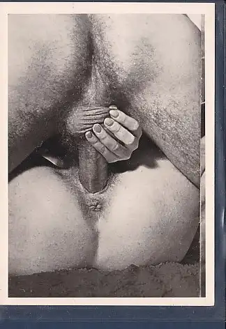 [Ansichtskarte] Foto Agfa Mann und Frau beim Geschlechtsakt 1950. 