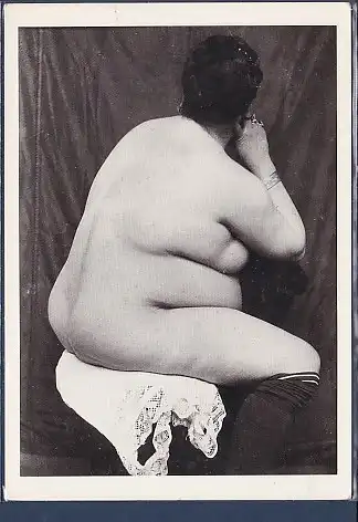 [Ansichtskarte] AK Anonyme Modele obese 1870 Paris 1980. 