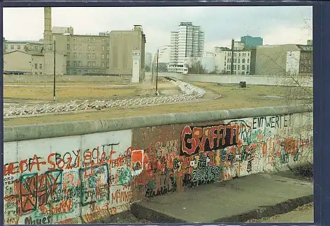 [Ansichtskarte] Berlin Mauer 1990. 