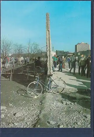 [Ansichtskarte] Berlin Berliner Mauer nach dem 9.November 1989. 