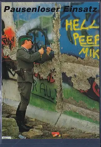[Ansichtskarte] AK Berlin Die Mauer am Brandenburg Tor 1990. 