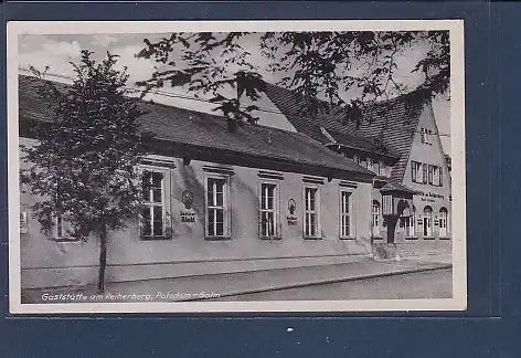 [Ansichtskarte] AK Gaststätte am Reiherberg Potsdam Golm 1940. 