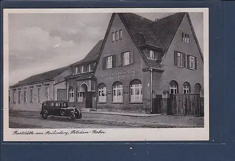 [Ansichtskarte] AK Gaststätte am Reiherberg Potsdam - Golm 1940 Auto. 