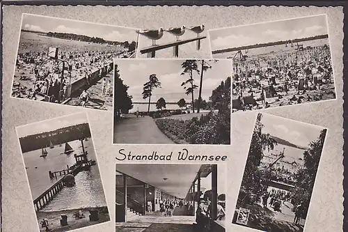 AK Strandbad Wannsee 6.Ansichten 1960