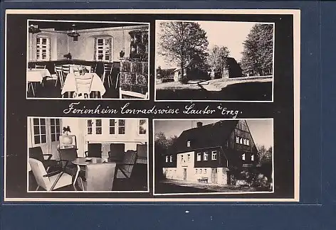 [Ansichtskarte] AK Ferienheim Conradswiese Lauter i. Erzg. 4.Ansichten 1964. 