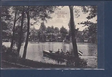 [Ansichtskarte] AK Gruß aus Cablow Ziegelei Partie am Lanken See 1914. 
