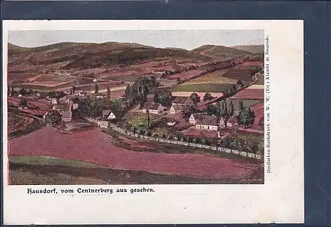 [Ansichtskarte] AK Hausdorf vom Centnerberg aus gesehen 1920. 