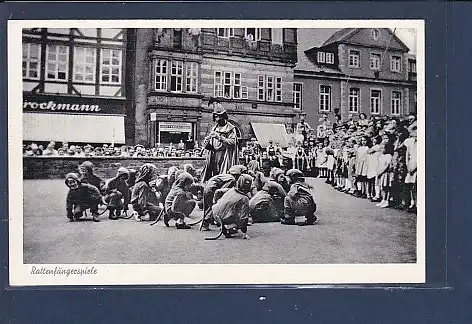 [Ansichtskarte] AK Gruß aus der Rattenfängerstadt Hameln Rattenfängerspiele 1950. 