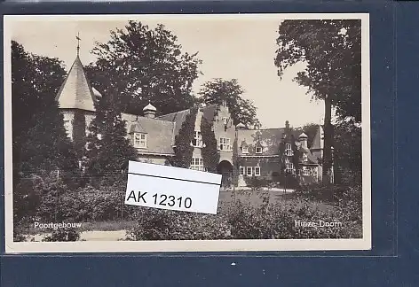 [Ansichtskarte] AK Poortgebouw Huize Doorn 1932. 
