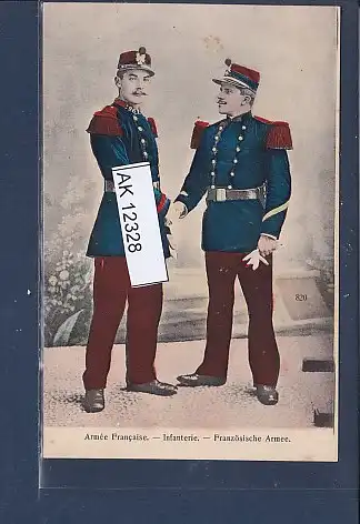 [Ansichtskarte] AK Armee Francaise - Infanterie - Französische Armee 1917. 
