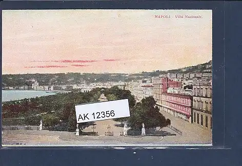 [Ansichtskarte] AK Napoli - Villa Nazionale 1920. 