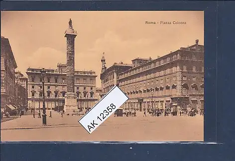 [Ansichtskarte] AK Roma - Piazza Colonna 1920. 