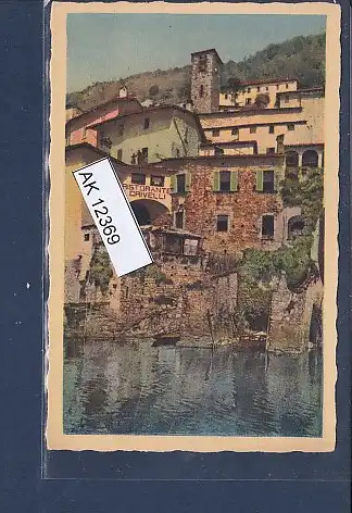 [Ansichtskarte] AK Lago di Lugano Gandria 1940. 