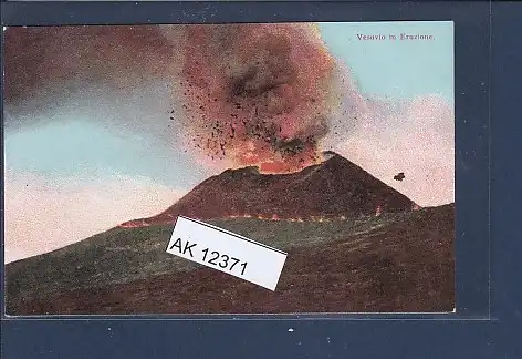 [Ansichtskarte] AK Vesuvio in Eruzione 1920. 