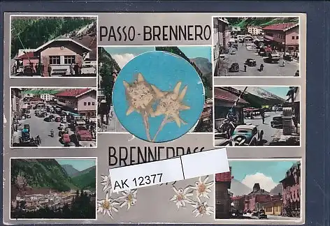 [Ansichtskarte] AK Passo - Brennero  Brennerpass 6.Ansichten mit Edelweiss 1960. 
