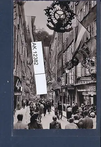 [Ansichtskarte] AK Salzburg - Getreidegasse 1960. 