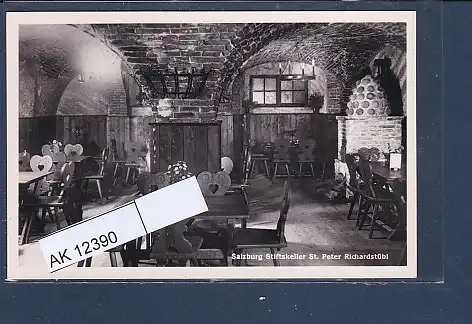 [Ansichtskarte] AK Salzburg Stiftskeller St. Peter Richardstübl 1960. 
