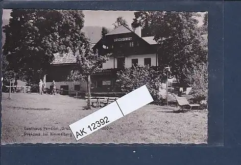 [Ansichtskarte] AK Gasthaus Pension Urscherwirt Prekowa bei Himmelberg 1962. 