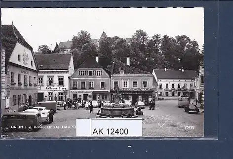 [Ansichtskarte] AK Grein a. d. Donau  Ob. Oe.  Hauptplatz 1960. 