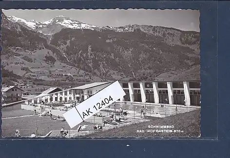 [Ansichtskarte] AK Schwimmbad Bad Hofgastein 1966. 