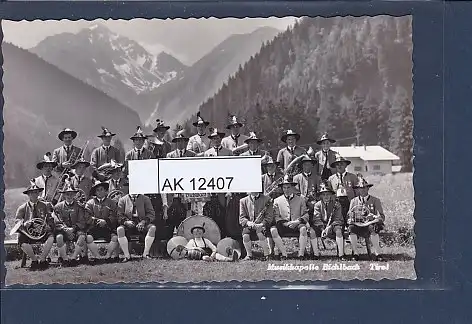 [Ansichtskarte] AK Musikkapelle Bichlbach Tirol 1960. 