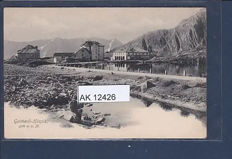 [Ansichtskarte] AK Gotthard Hospiz 2114 m ü.M. 1920. 