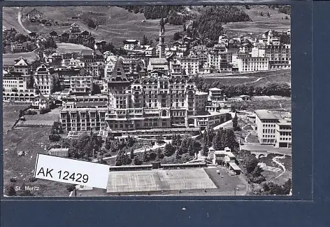 [Ansichtskarte] AK St. Moritz Flugaufnahme 1960. 