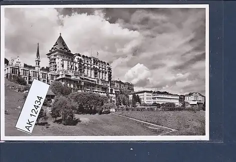 [Ansichtskarte] AK Partie aus St. Moritz mit Palace Hotel 1950. 