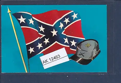 [Ansichtskarte] AK Confederate Flag 1968. 